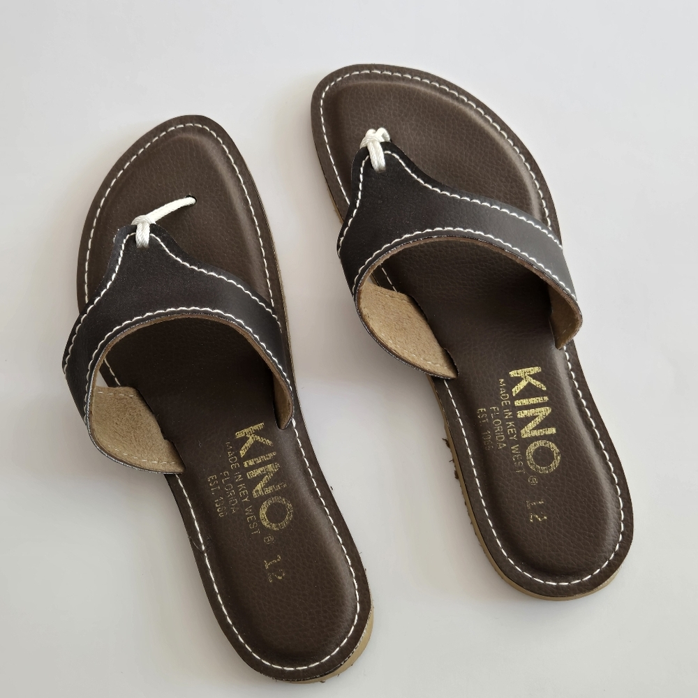 Women's Kino Brown Leather Sandals